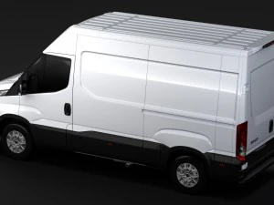 iveco daily van l2h2 2017 3D Model