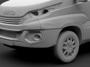 iveco daily van l2h2 2017 3D Model