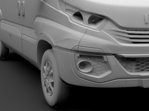 iveco daily van l2h2 2017 3D Модель