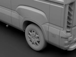 iveco daily van l2h2 2017 3D Model