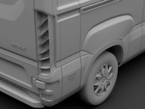 iveco daily van l2h2 2017 3D Model