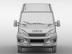 iveco daily van l2h2 2017 3D Model
