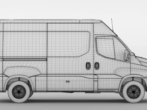 iveco daily van l2h2 2017 3D Model