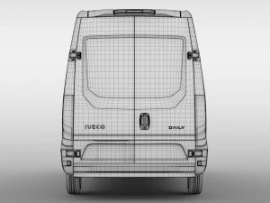 iveco daily van l2h2 2017 3D Model