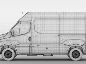 iveco daily van l2h2 2017 3D Model