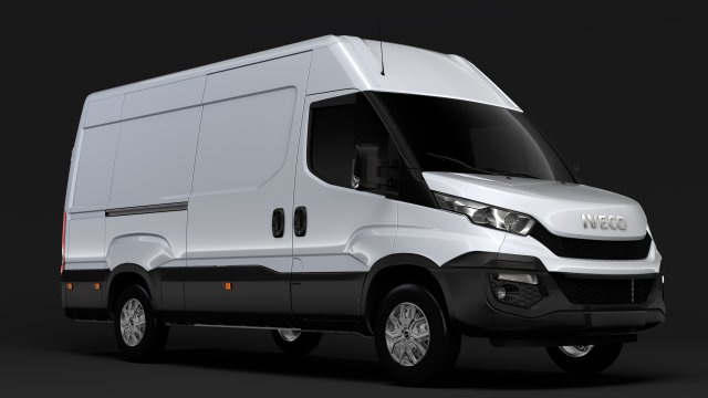 iveco daily van l3h2 2014-2016 Modello 3D .c4d .max .obj .3ds .fbx .stl .blend 