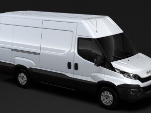 iveco daily van l3h2 2014-2016 Modello 3D