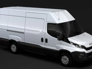 iveco daily van l3h2 2014-2016 3D Model
