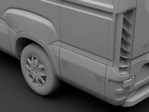 iveco daily van l3h2 2014-2016 3D Model