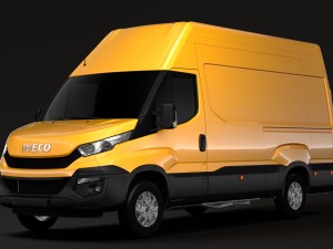 iveco daily van l3h3 2014 2016 3D Model