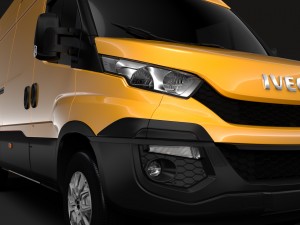 iveco daily van l3h3 2014 2016 3D Model