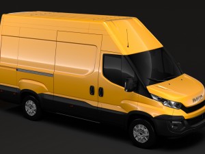 iveco daily van l3h3 2014 2016 3D Model