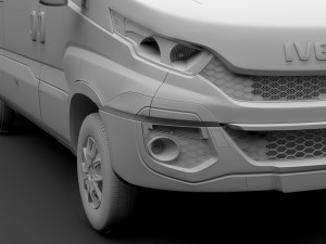 iveco daily van l3h3 2014 2016 3D Model