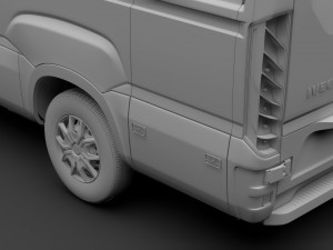 iveco daily van l3h3 2014 2016 3D Model