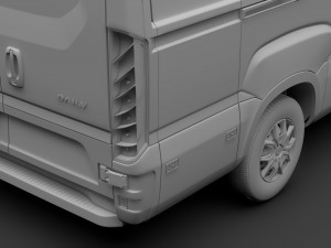 iveco daily van l3h3 2014 2016 3D Model