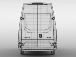 iveco daily van l3h3 2014 2016 3D Model