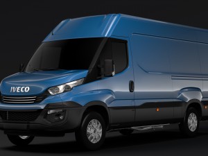 iveco daily van l3h2 2017 3D Model