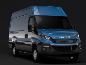 iveco daily van l3h2 2017 3D Model