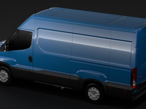 iveco daily van l3h2 2017 3D Model