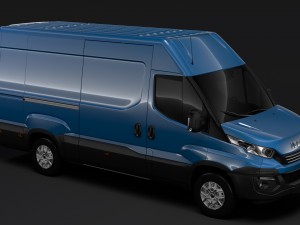 iveco daily van l3h2 2017 3D Model