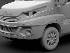iveco daily van l3h2 2017 3D Model