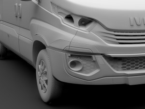 iveco daily van l3h2 2017 3D Model