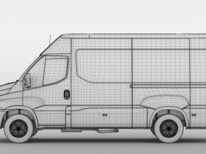 iveco daily van l3h2 2017 3D Model