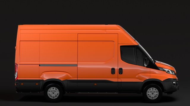 iveco daily van l3h3 2017 3Dモデル .c4d .max .obj .3ds .fbx .stl .blend 