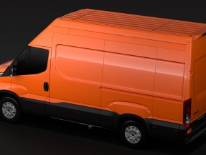 iveco daily van l3h3 2017 3Dモデル
