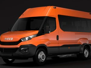 iveco daily minibus l3h2 2014-2016 3D Model