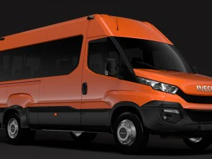 iveco daily minibus l3h2 2014-2016 3D Model