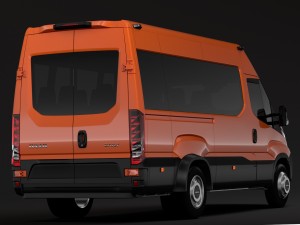 iveco daily minibus l3h2 2014-2016 3D-Modell