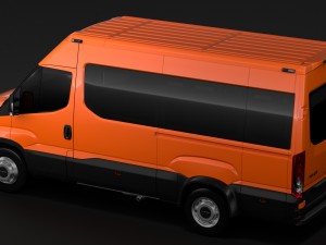 iveco daily minibus l3h2 2014-2016 3D-Modell