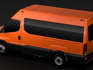 iveco daily minibus l3h2 2014-2016 3D Model