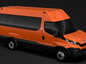 iveco daily minibus l3h2 2014-2016 3D Model