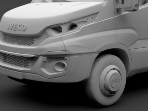 iveco daily minibus l3h2 2014-2016 3D Model