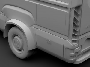 iveco daily minibus l3h2 2014-2016 3D-Modell