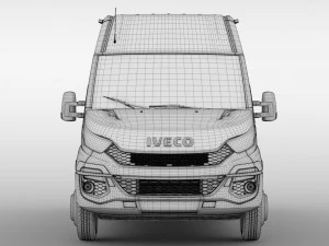 iveco daily minibus l3h2 2014-2016 3D Model