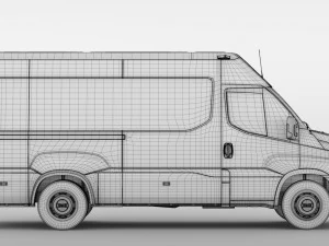 iveco daily minibus l3h2 2014-2016 3D Model