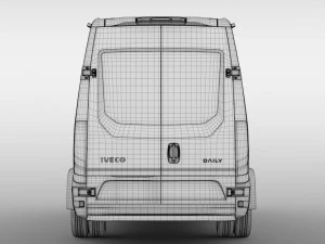 iveco daily minibus l3h2 2014-2016 3D Model