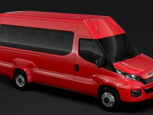 iveco daily minibus l3h2 2017 Modello 3D