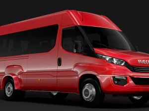 iveco daily minibus l3h2 2017 3D Model