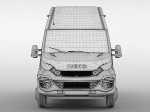 iveco daily tourus l4h3 2014-2016 3D Model
