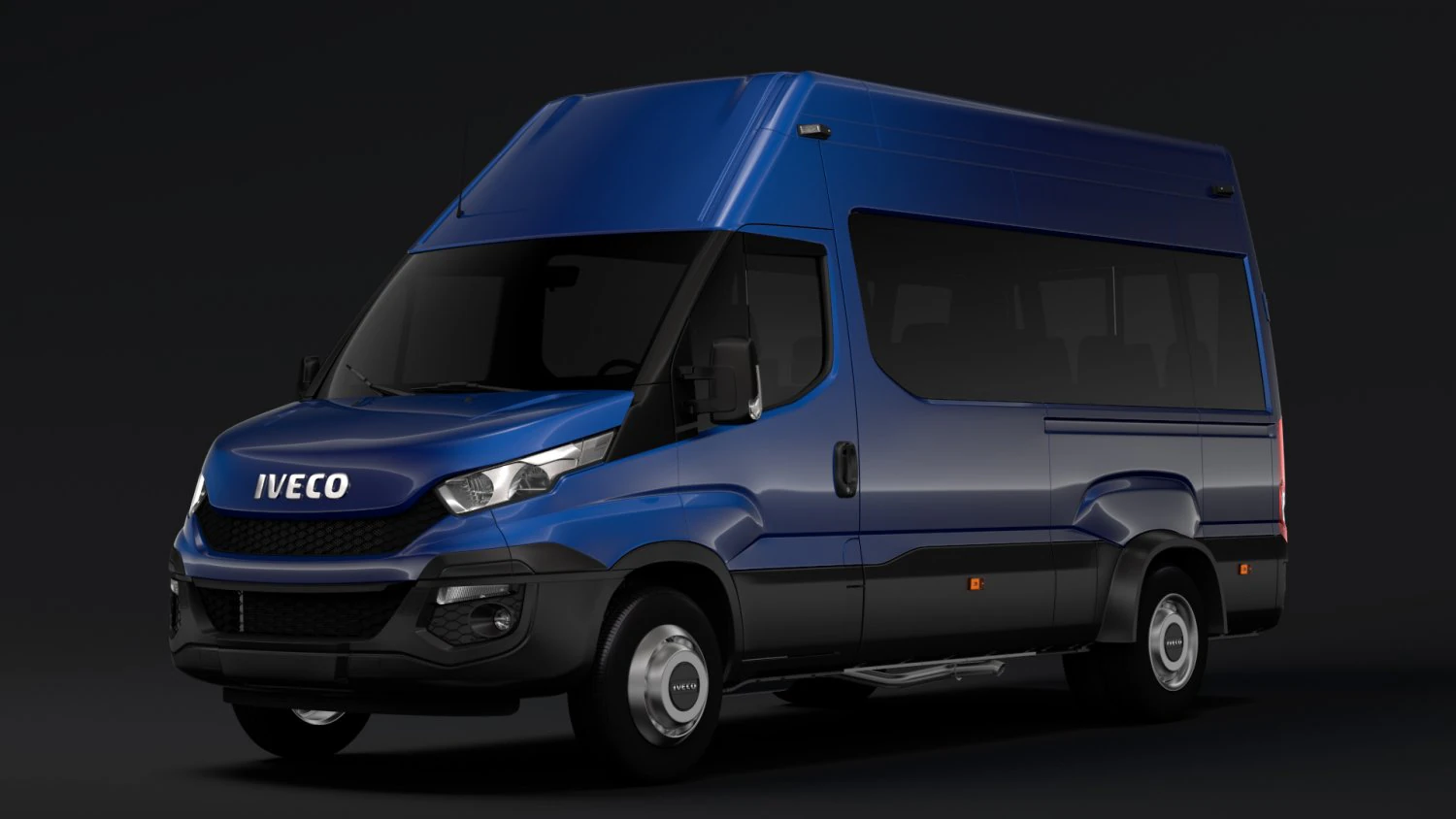 iveco daily minibus l3h3 2014 2016 3D Model .c4d .max .obj .3ds .fbx .stl .blend 
