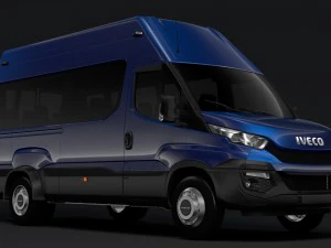 iveco daily minibus l3h3 2014 2016 3D Model