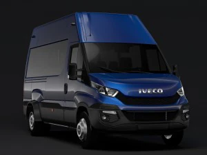 iveco daily minibus l3h3 2014 2016 3D Model