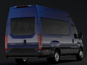 iveco daily minibus l3h3 2014 2016 3D Model