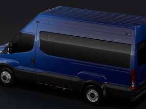 iveco daily minibus l3h3 2014 2016 Modello 3D