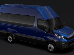 iveco daily minibus l3h3 2014 2016 Modello 3D