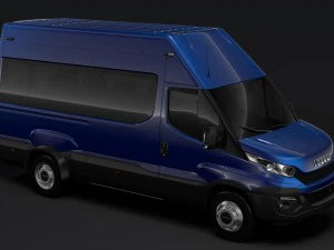 iveco daily minibus l3h3 2014 2016 3D Model